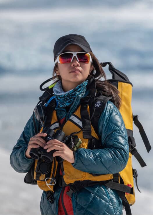 南極嚮導 Katie 的工作獨照